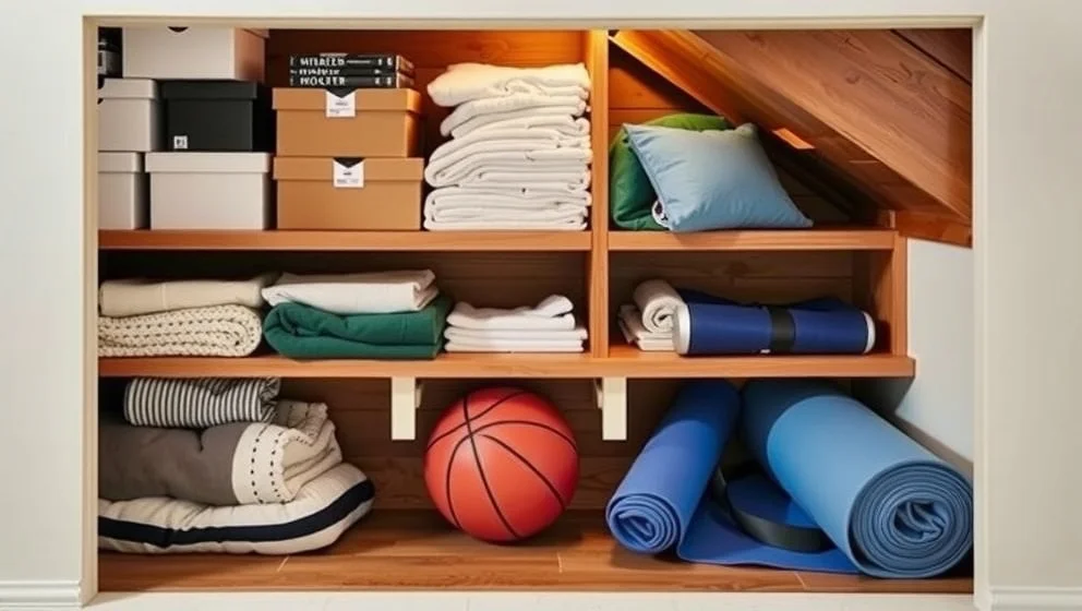 Förvaring under trappa som du kan använda hemma