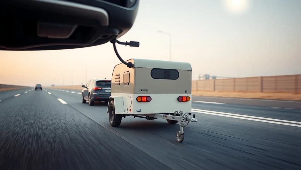 Hur snabbt får man köra med obromsat släp